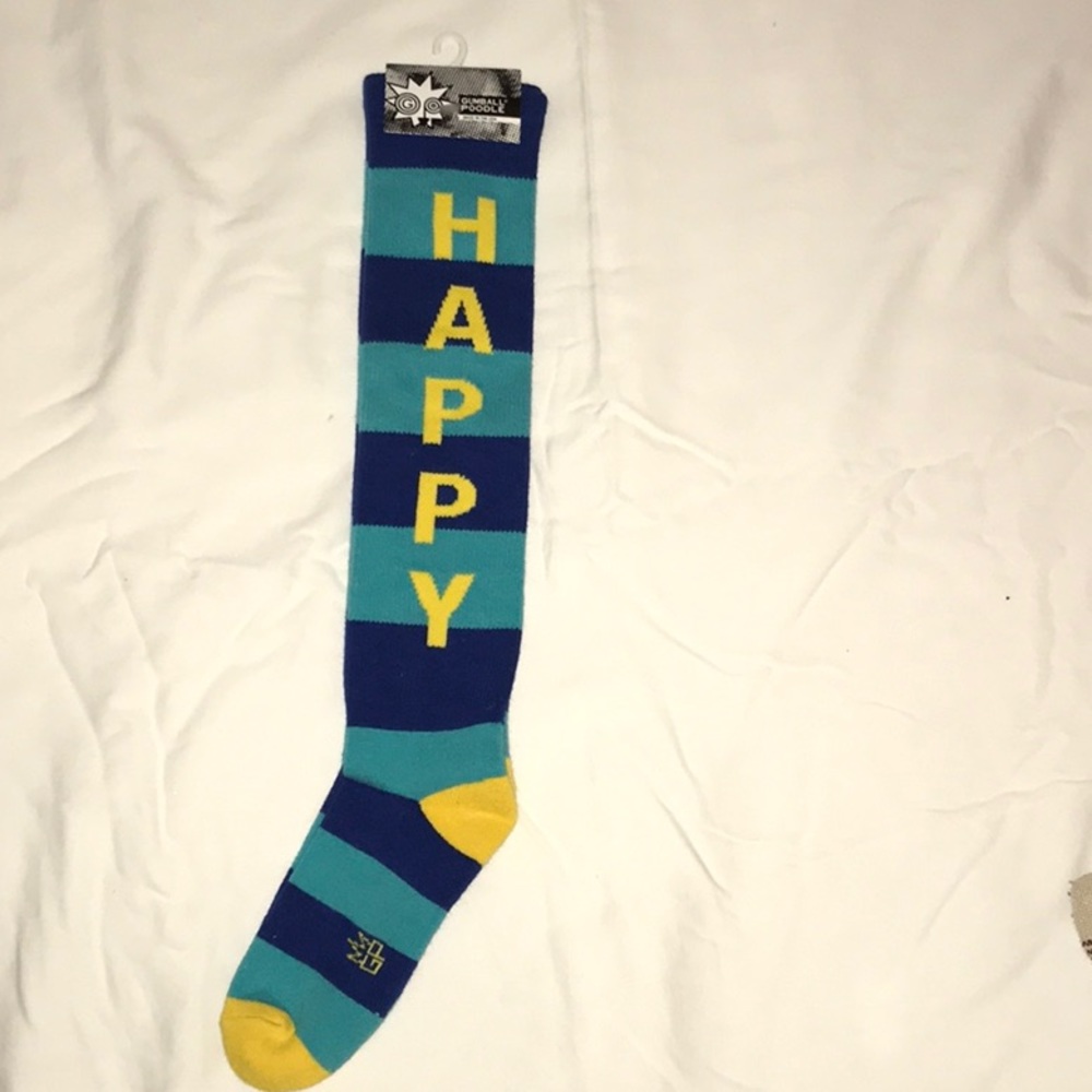 Gumball Poodle HAPPY Socks